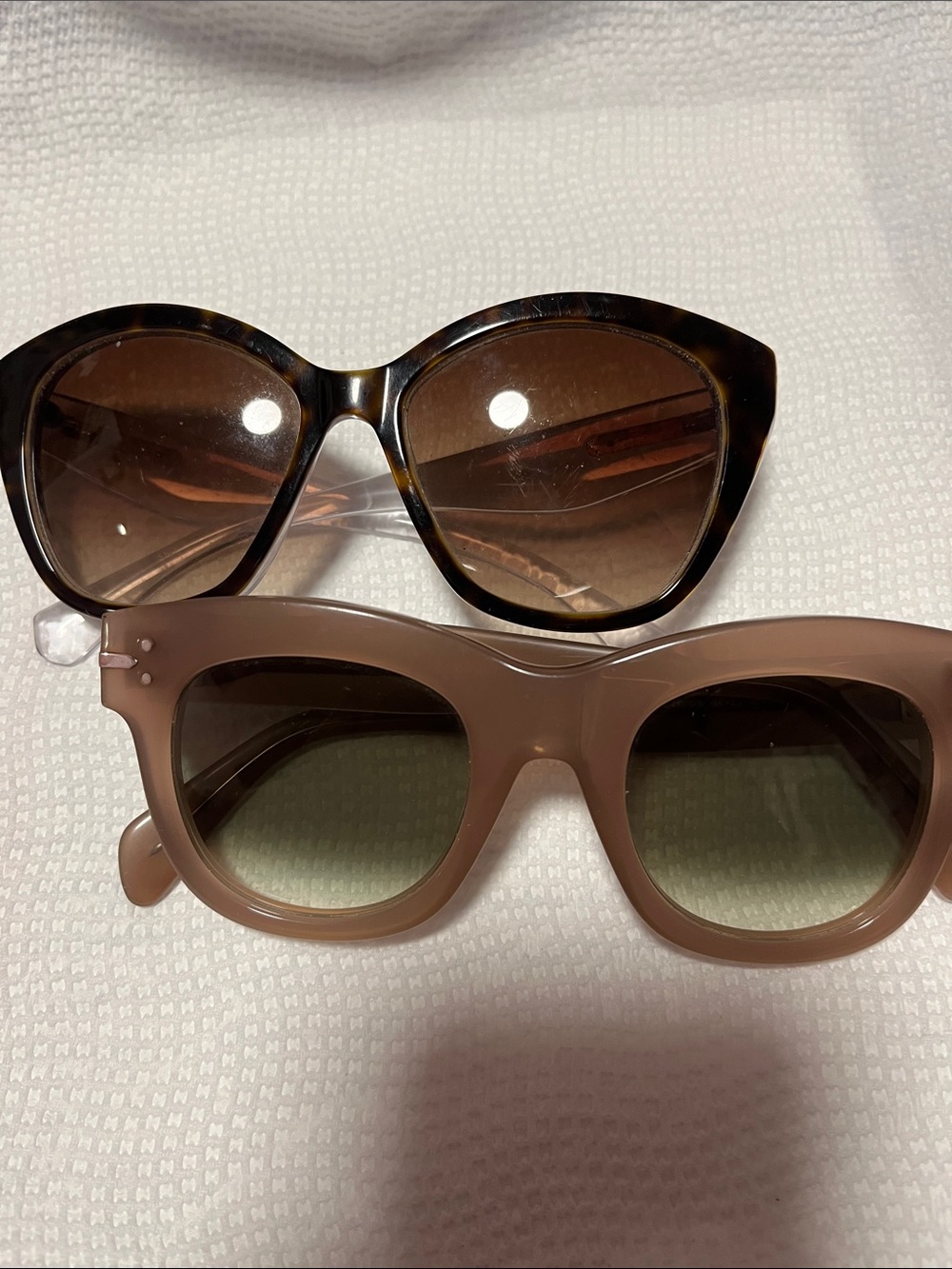 Sunglasses. CELINE & DOLCE GABBANA.